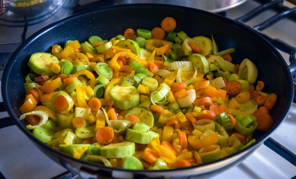 Os legumes cozidos são um alimento saudável e rico em fibras. 