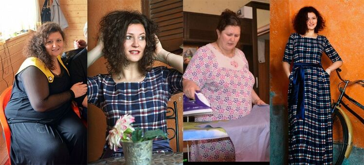 Mulher antes e depois de seguir a dieta Dukan