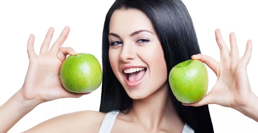 maçãs para perda de peso