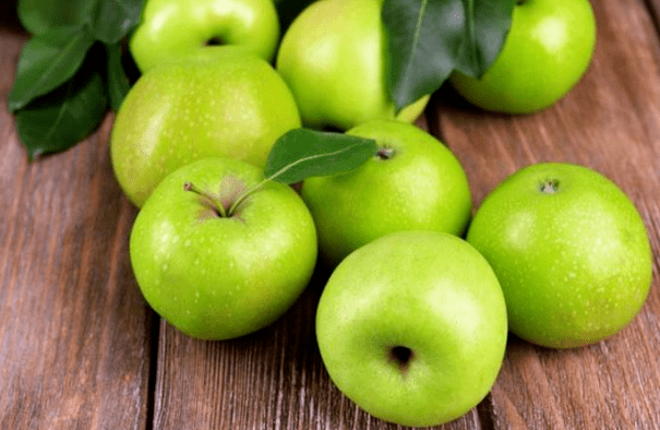 Maçãs em uma dieta