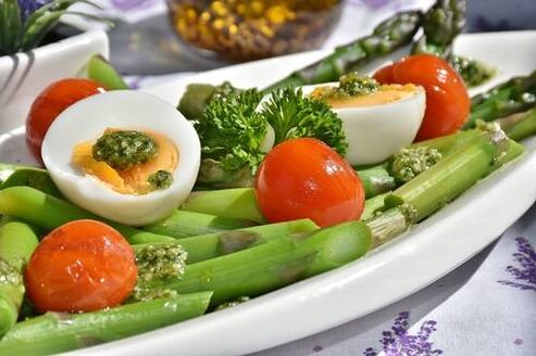 salada de ovo na dieta cetônica